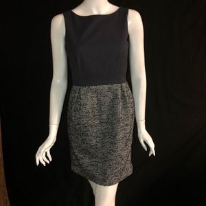 NWWOT Gap dress. Fabric top & tweed bottom size 0